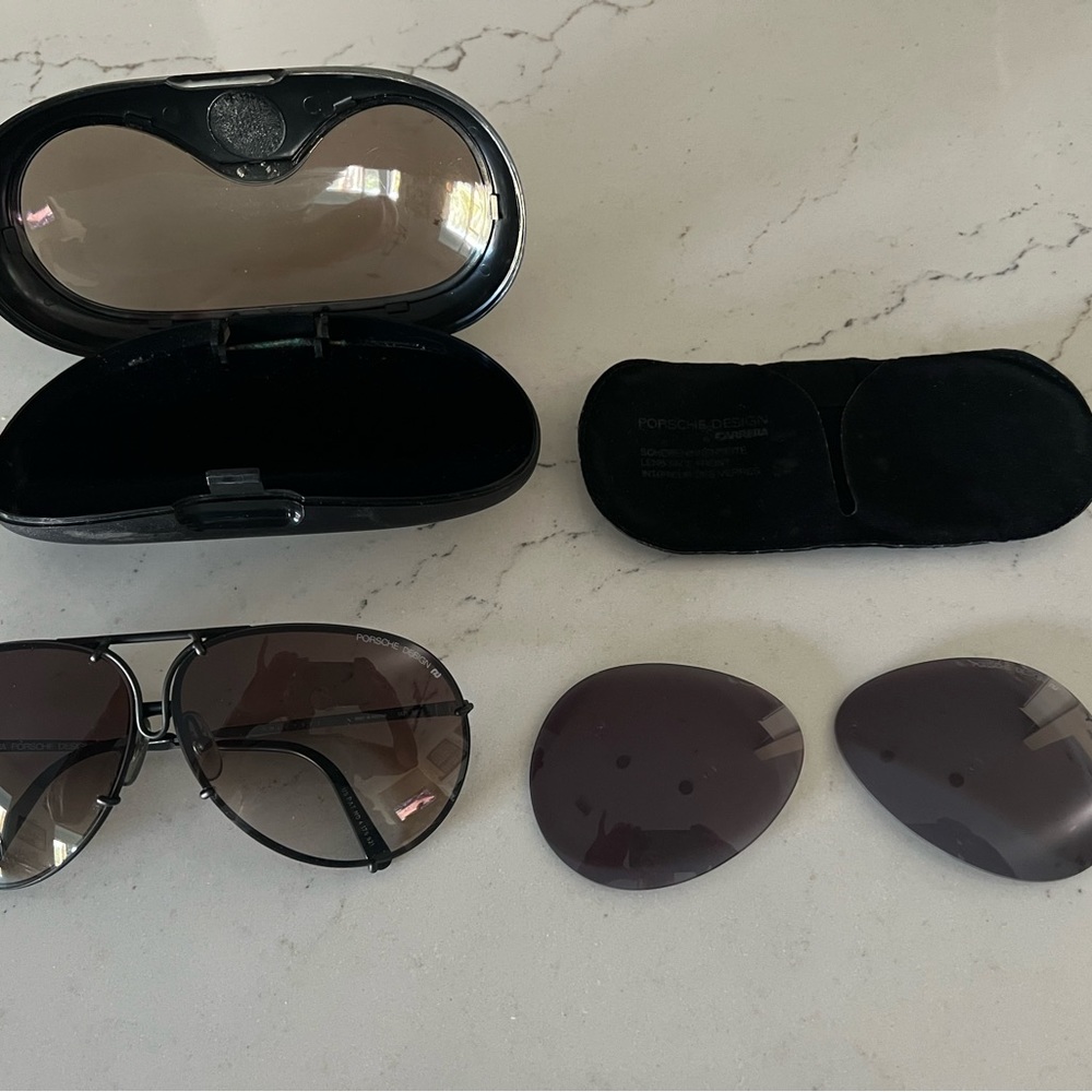 Vintage Porsche Carrera aviator sunglasses